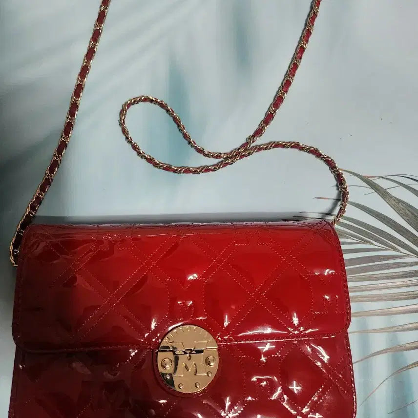 [BUNJANG] Metrocity Quilted Crossbody Bag / 레드색  메트로시티 가방