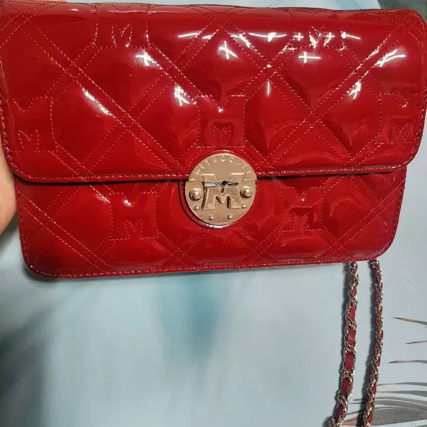 [BUNJANG] Metrocity Quilted Crossbody Bag / 레드색  메트로시티 가방