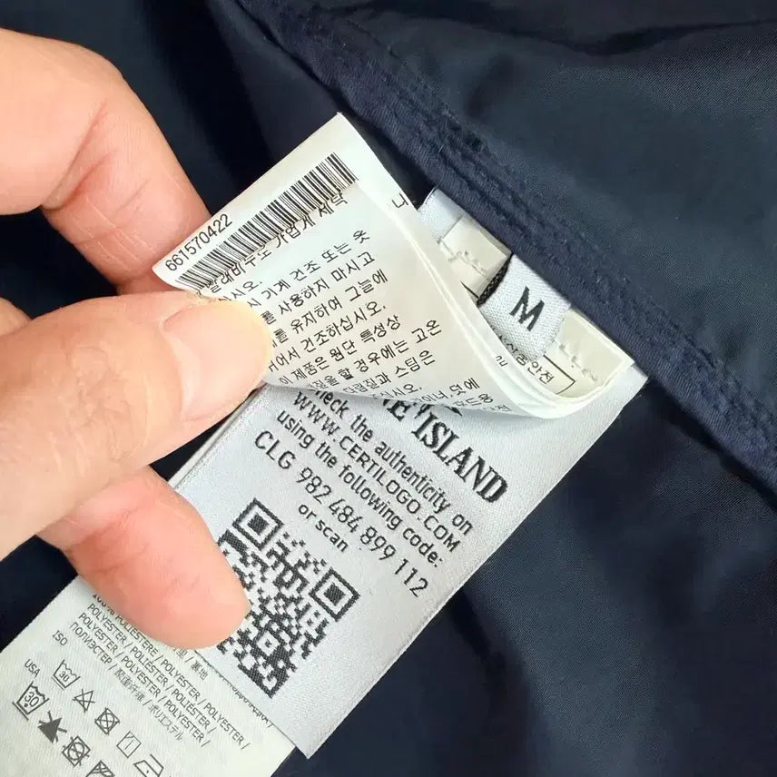 [BUNJANG] Stone Island Micro Reps Coat - Black / 스톤아일랜드 마이크로랩스 코트 블랙 새제품급
