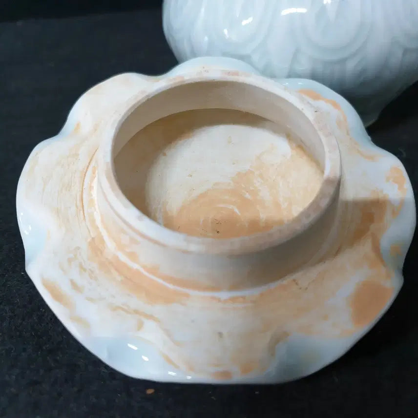 [BUNJANG] Song Dynasty Celadon Porcelain Box / (수원만물) 화훼문 조각문양의 송대 영청 함