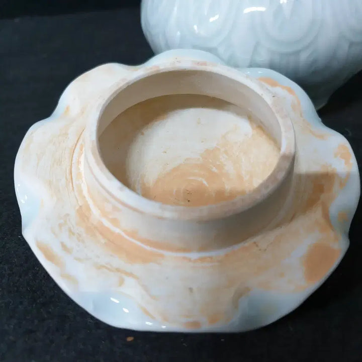 [BUNJANG] Song Dynasty Celadon Porcelain Box / (수원만물) 화훼문 조각문양의 송대 영청 함