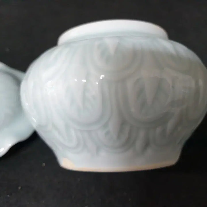 [BUNJANG] Song Dynasty Celadon Porcelain Box / (수원만물) 화훼문 조각문양의 송대 영청 함