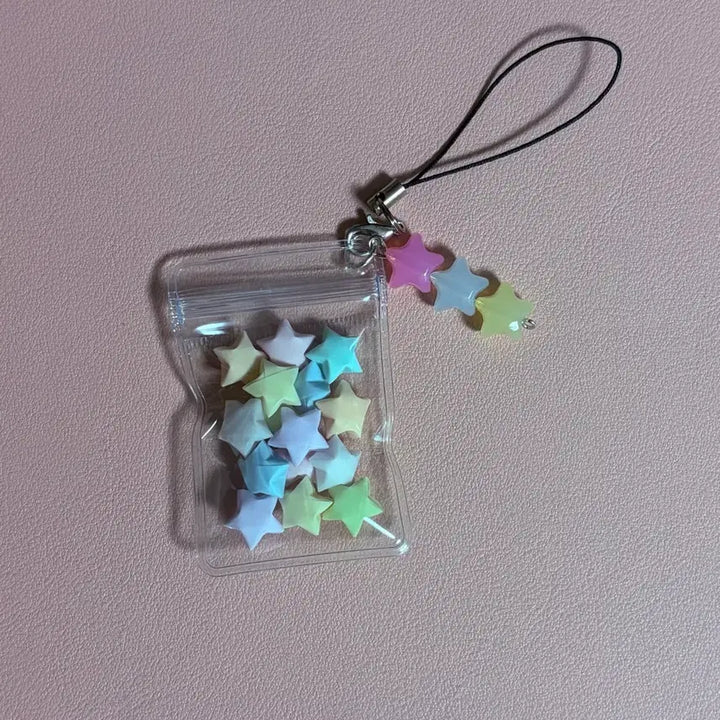 [BUNJANG] Paper Star Mini Keychain / 종이별 미니 키링