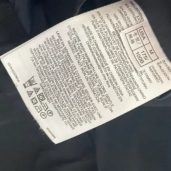 [BUNJANG] Brooks Brothers Navy Padded Jacket / 브륙스브라더스