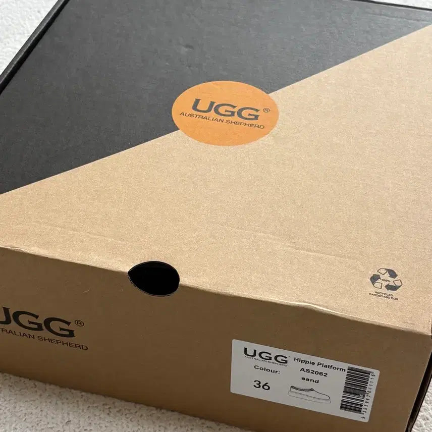 [BUNJANG] UGG Hippie Platform Slippers / 호주 어그 정품 UGG의 히피플랫폼 36 새상품