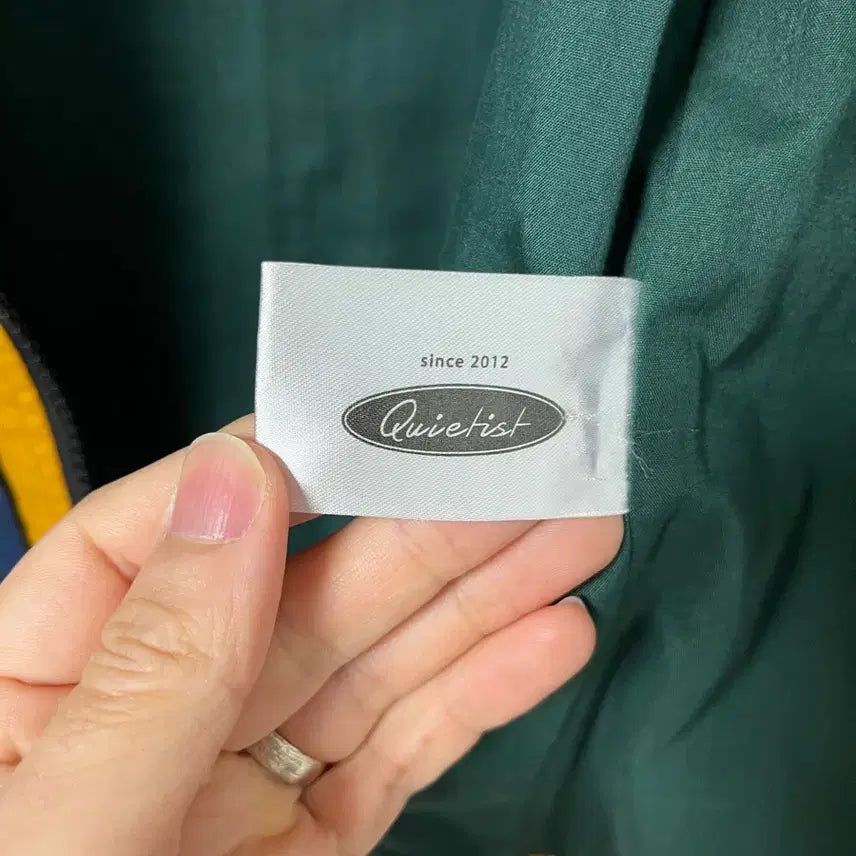 [BUNJANG] Quietist Retro Color Block Sports Jacket Blue L / 콰이어티스트(Quietist) 컬러블럭 레트로 스포츠 자켓 블루 L(10