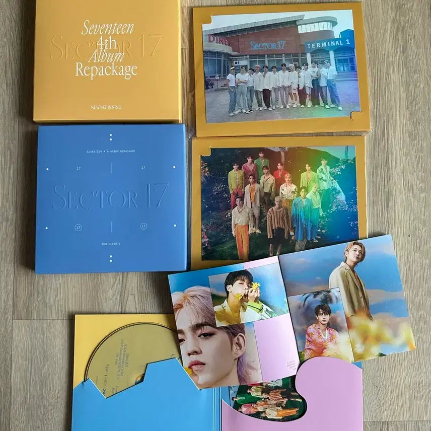 [BUNJANG] SEVENTEEN Sector 17 Album Bundle Set (POB) / 세븐틴 섹터 17 앨범 일괄 양도 (+특전포함)