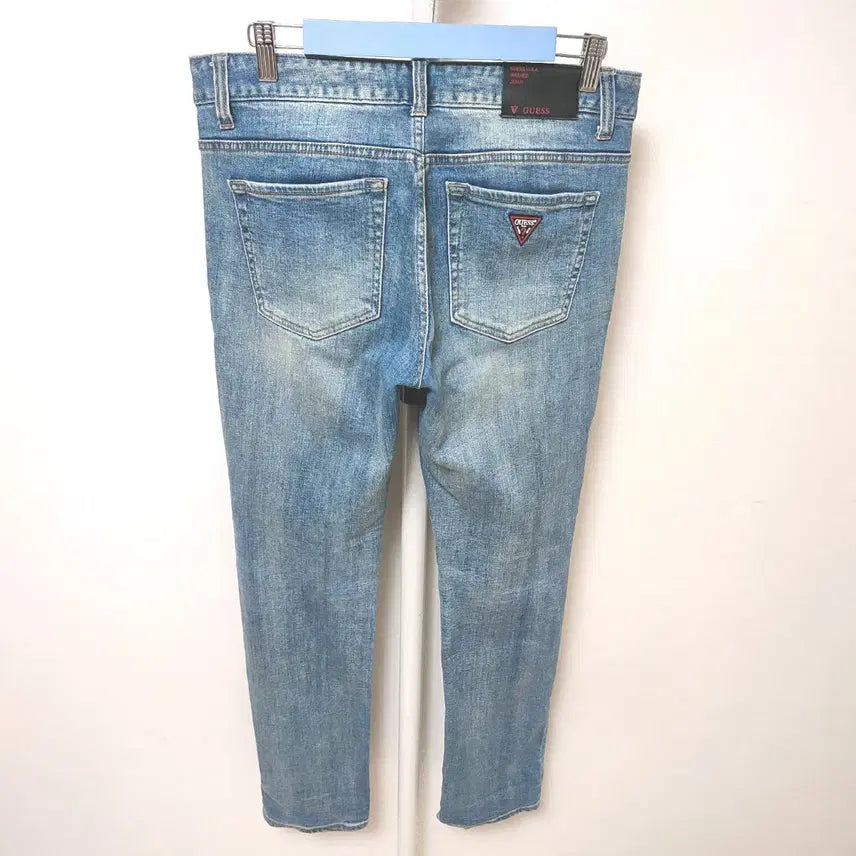 [SOLD OUT] [33] 게스 남성 스판 청바지 금속 삼각 데님 팬츠