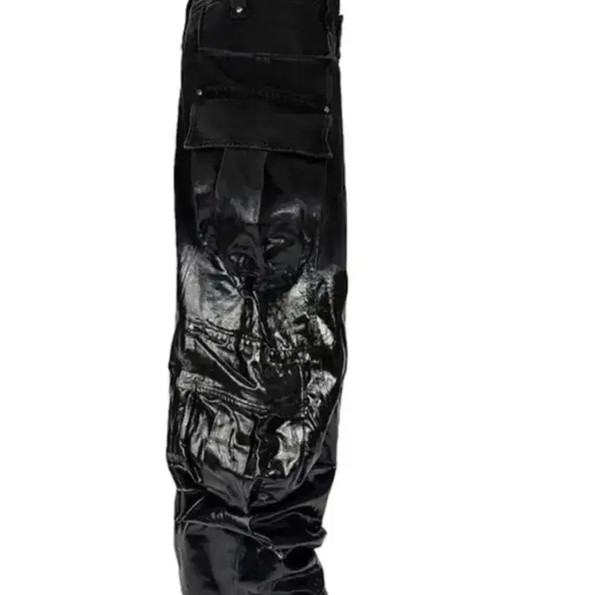 [BUNJANG] Cannnone Wet Cargo Pants / Cannnone wet cargo pants