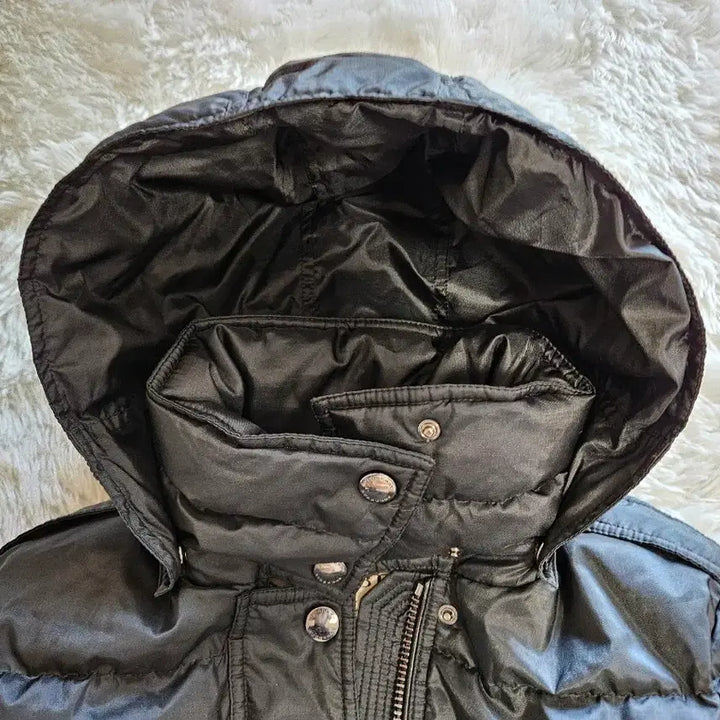 [BUNJANG] Burberry Black Hooded Long Down Padded Coat / 정품 버버리 블랙 다운 후드 롱 패딩