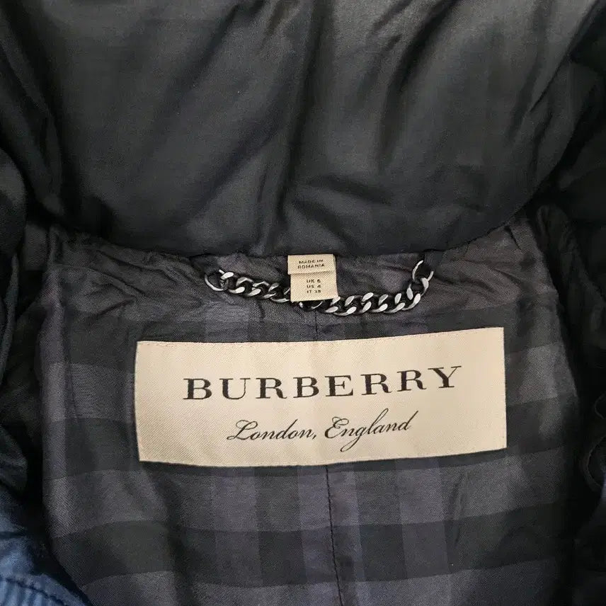 [BUNJANG] Burberry Black Hooded Long Down Padded Coat / 정품 버버리 블랙 다운 후드 롱 패딩