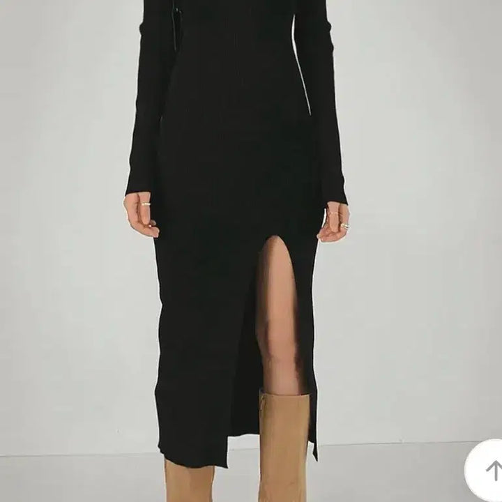 [BUNJANG] Chicwin Ribbed Long Dress / 시크윈 골지 롱 원피스