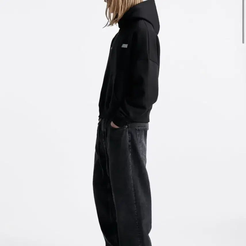 [BUNJANG] ZARA Luigi Wide Fit Jeans Black / 자라 x 루이지 와이드 핏 진 블랙