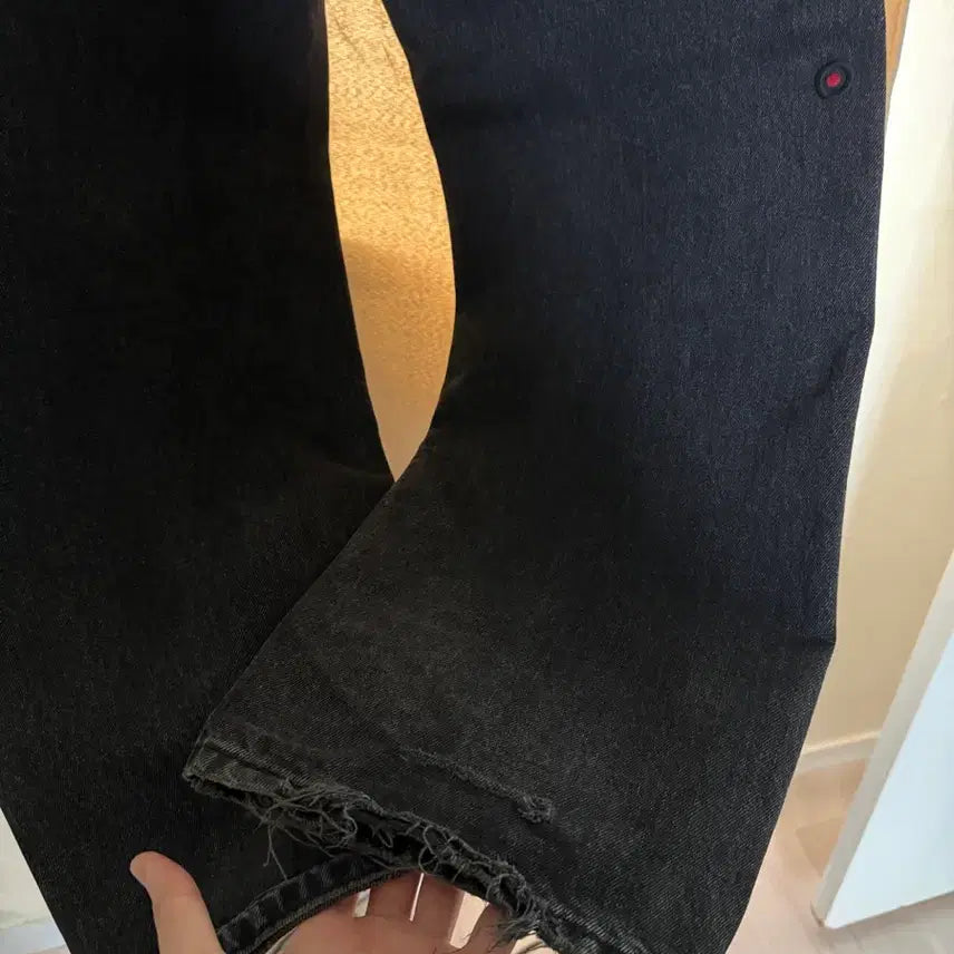 [BUNJANG] ZARA Luigi Wide Fit Jeans Black / 자라 x 루이지 와이드 핏 진 블랙