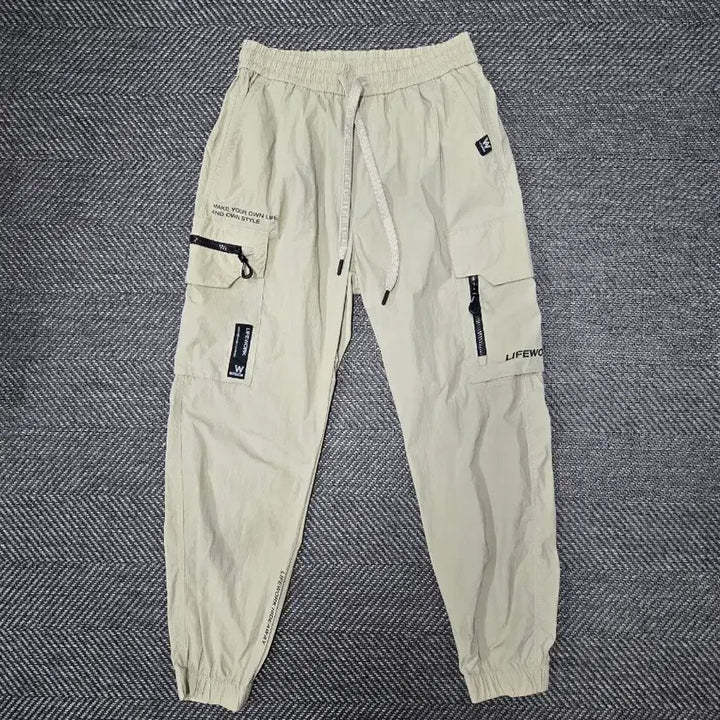 [BUNJANG] LifeWork Cargo Jogger Pants Beige / 라이프워크 카고 조거 팬츠 베이지