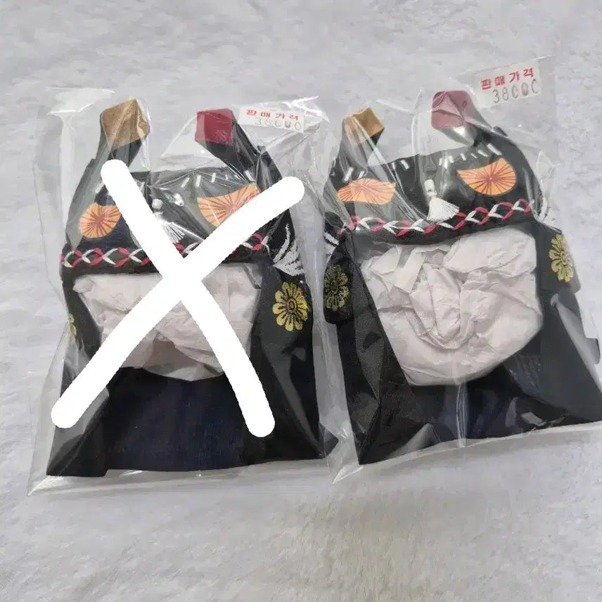 [BUNJANG] HoGun Hanbok Hat 10cm Doll Outfit / 원가이하)풍년콩 호건 한복 모자 10cm 솜인형 누이 옷