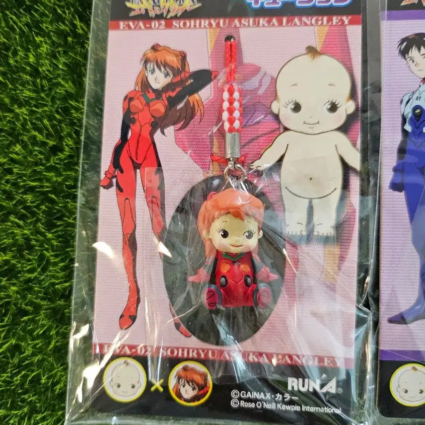 [BUNJANG] Evangelion Rose O'Neill Kewpie Strap Bundle Set / 에반게리온  로즈오닐 큐피스트랩 세트 일괄판매