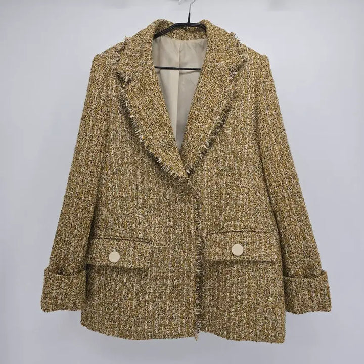 [BUNJANG] Daniel Hechter Tweed Golden Jacket / Daniel Hechter 트위드 골든 자켓