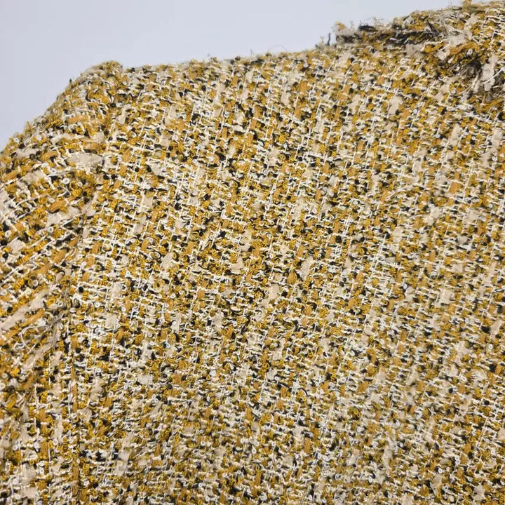 [BUNJANG] Daniel Hechter Tweed Golden Jacket / Daniel Hechter 트위드 골든 자켓