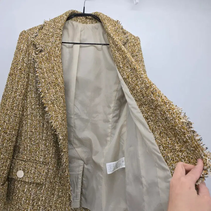 [BUNJANG] Daniel Hechter Tweed Golden Jacket / Daniel Hechter 트위드 골든 자켓