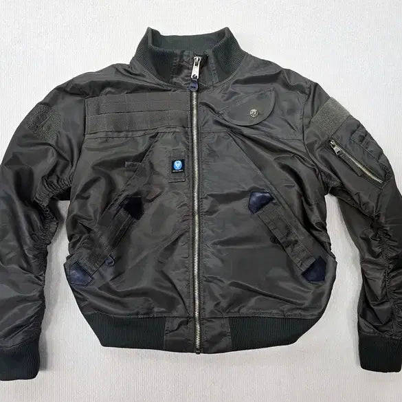 [BUNJANG] Base Nylon Bomber Jacket / 베이스 항공점퍼