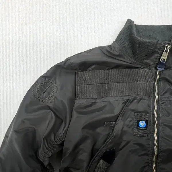 [BUNJANG] Base Nylon Bomber Jacket / 베이스 항공점퍼