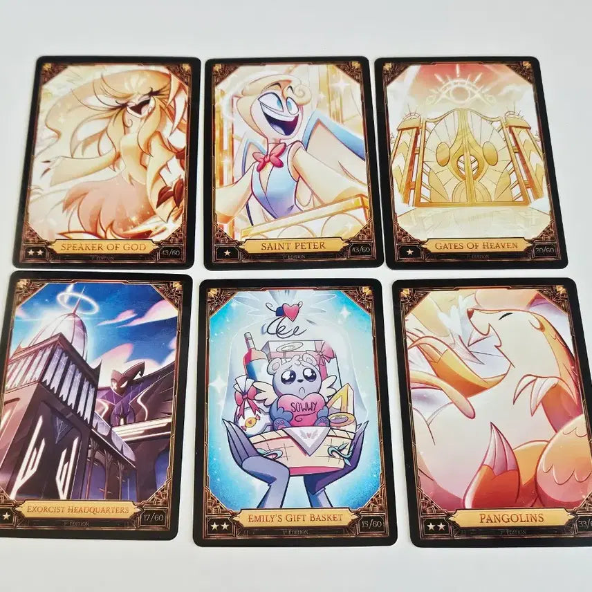 [BUNJANG] Hazbin Hotel Heaven Trading Card Bundle Set / 해즈빈 호텔 트레이딩 카드 천국 6장 일괄