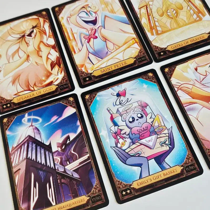 [BUNJANG] Hazbin Hotel Heaven Trading Card Bundle Set / 해즈빈 호텔 트레이딩 카드 천국 6장 일괄