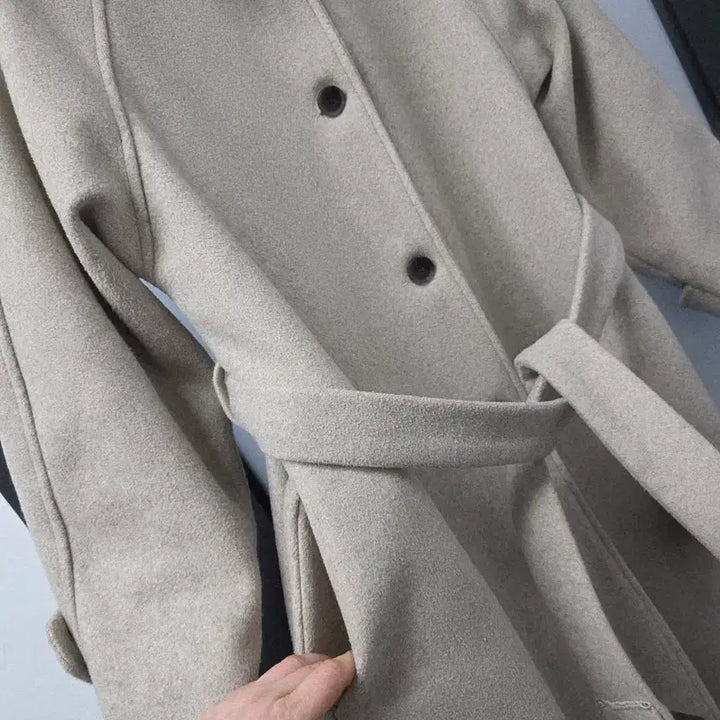 [BUNJANG] Shopperland Premium Wool Coat / 쇼퍼랜드 누빔  프리미엄 울코트