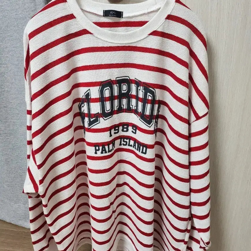 [BUNJANG] Striped Women's Sweatshirt / 여성 단가라 맨투맨
