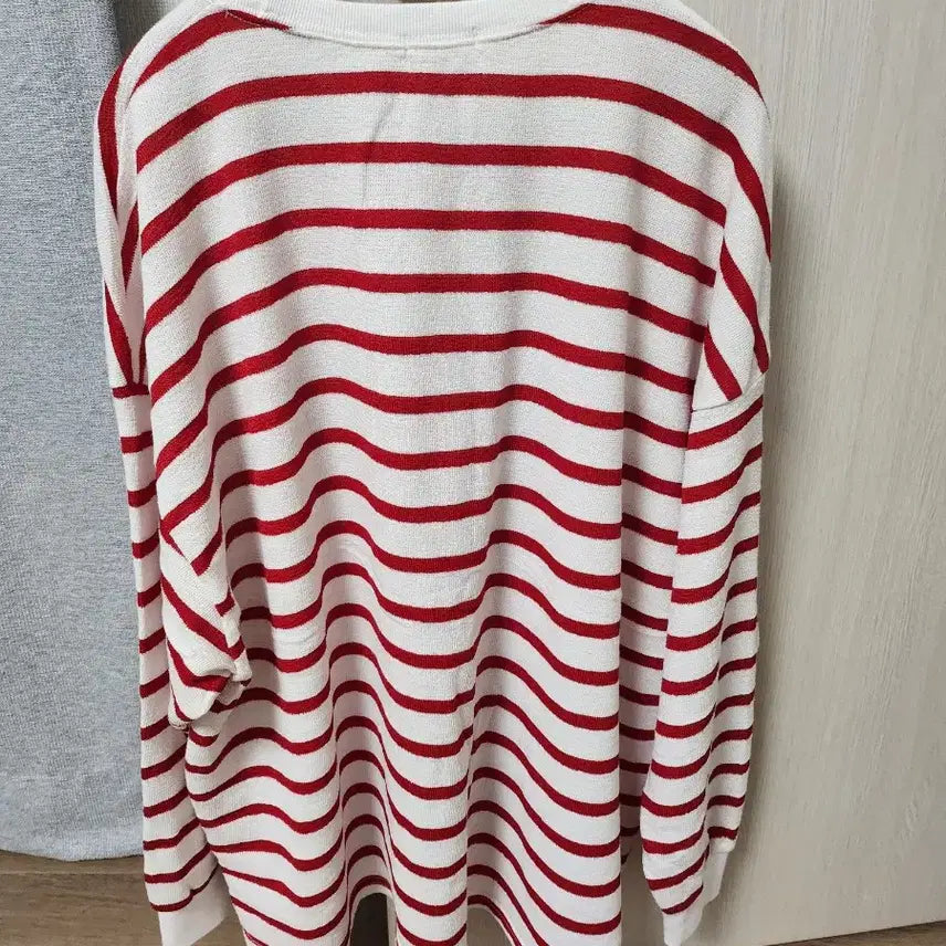 [BUNJANG] Striped Women's Sweatshirt / 여성 단가라 맨투맨