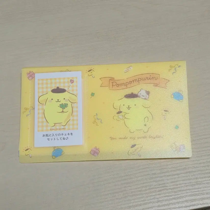 [BUNJANG] Sanrio Pompompurin Binder for Photocard Storage / 산리오 바인더 포카 보관 폼폼푸린 굿즈