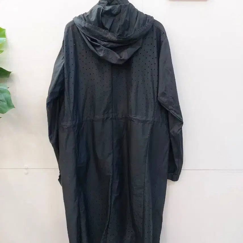 [SOLD OUT] 아이더 블랙 펀칭 롱 바람막이 후드 자켓 66~77
