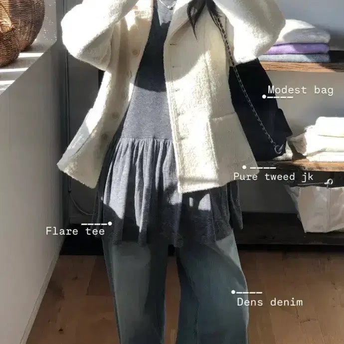 [BUNJANG] Modestmood Flare T-shirt / [모데스트무드] Flare T-shirt