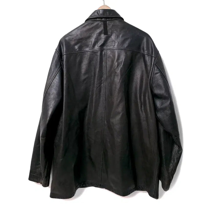 [BUNJANG] Gap 90s Leather Car Coat Dark Brown XL / [XL] 90s 갭 레더 카 코트 다크 브라운