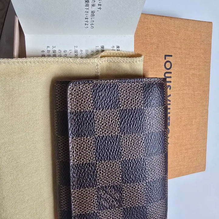 [BUNJANG] Louis Vuitton Damier Ebene Envelope Card Case / [정품-미사용] 루이비통 다미에 엔벨로프 명함&amp;카드지갑