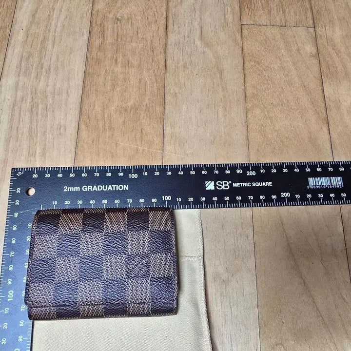 [BUNJANG] Louis Vuitton Damier Ebene Envelope Card Case / [정품-미사용] 루이비통 다미에 엔벨로프 명함&amp;카드지갑