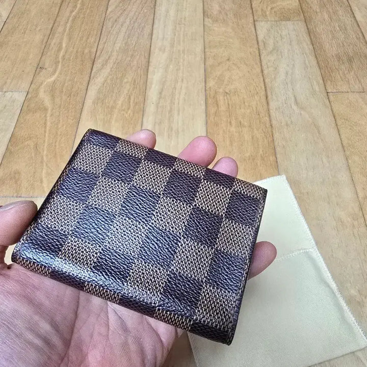 [BUNJANG] Louis Vuitton Damier Ebene Envelope Card Case / [정품-미사용] 루이비통 다미에 엔벨로프 명함&amp;카드지갑