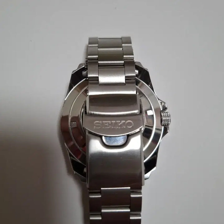 [BUNJANG] Seiko 5 Automatic Blue Dial Metal Watch / 세이코5 오토매틱 청판 메탈 시계45mm상태S