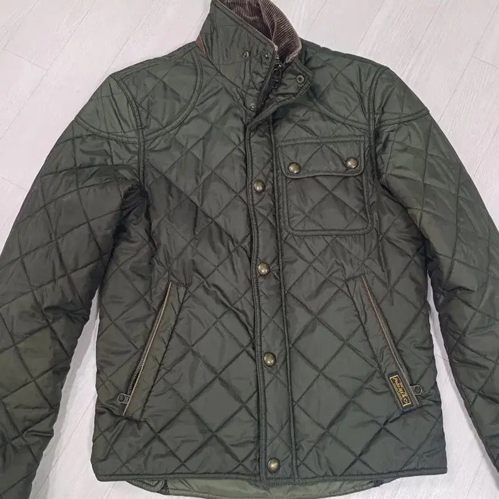 [BUNJANG] Polo Ralph Lauren Quilted Jacket Khaki S Size / 폴로 랄프로렌 퀼팅 자켓 카키 S사이즈