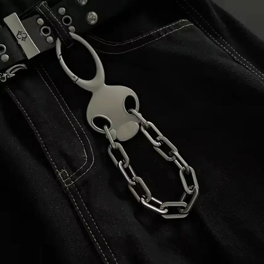 [BUNJANG] Heavy Steel Chain Keyring / 헤비 스틸 체인 키링
