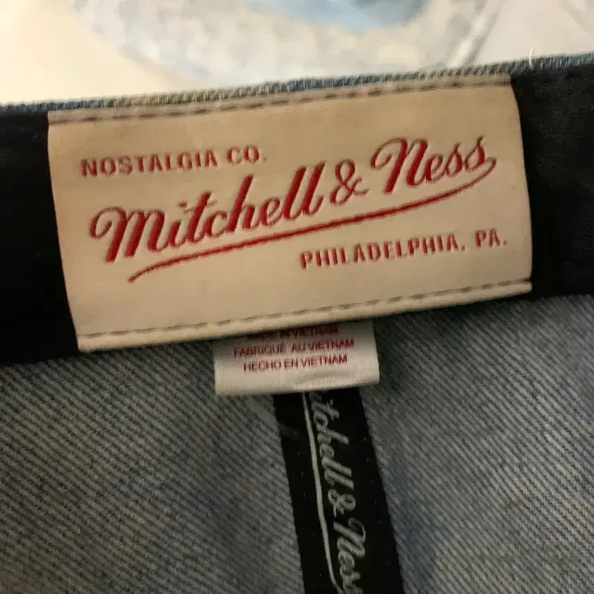 [BUNJANG] Mitchell & Ness Raiders Vintage Denim Ball Cap / 미첼앤네스 레이더스 빈티지 데님 볼캡