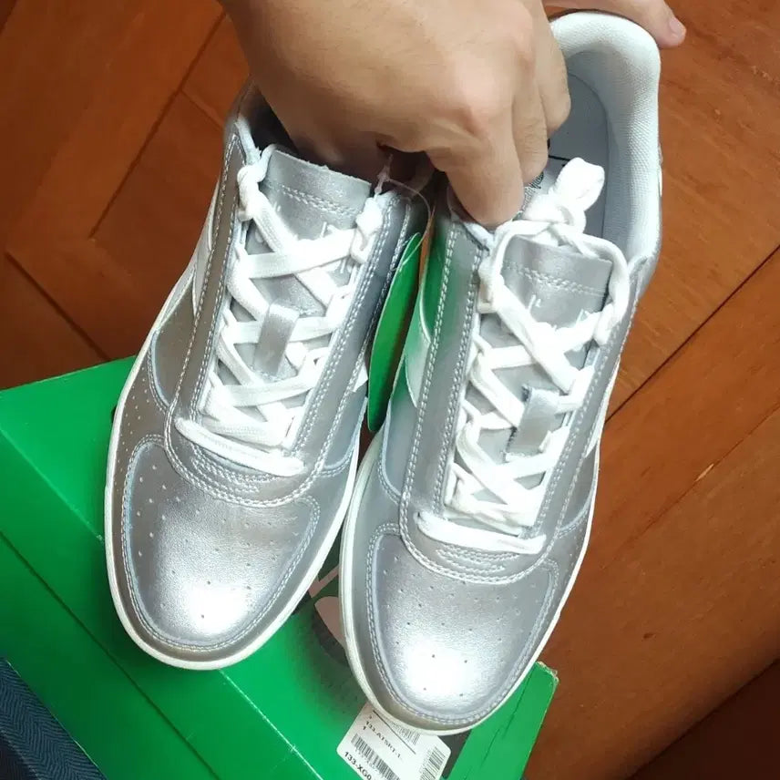 [BUNJANG] Diadora Leather Sneakers / 디아도라 천연 가죽 새상품 255 260 운동화 나이키