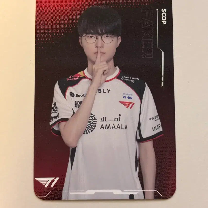 [BUNJANG] T1 Faker soop Photocard / 티원존 soop T1 페이커 포토카드