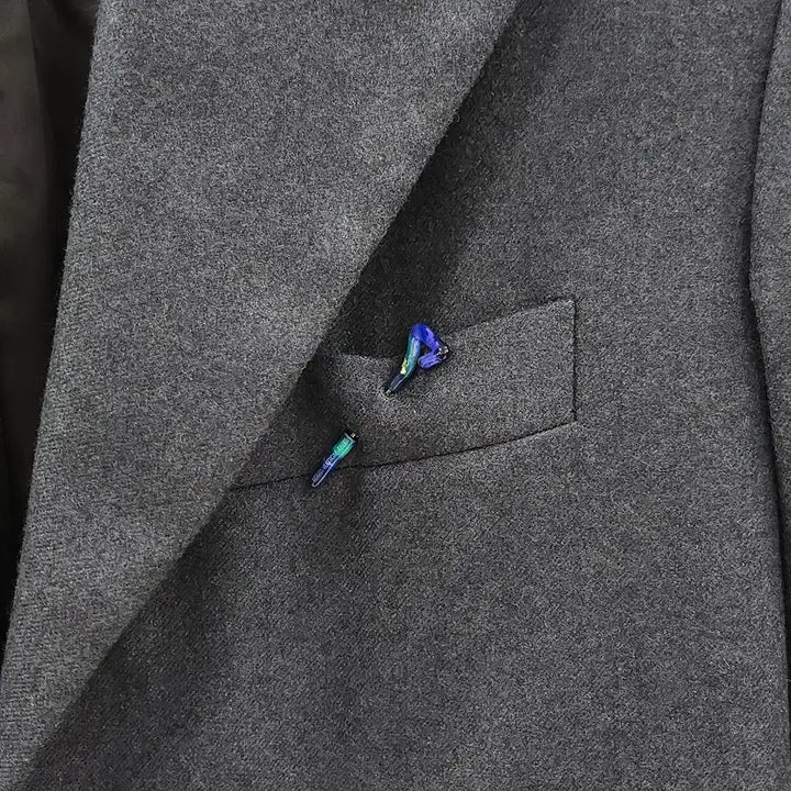 [BUNJANG] Louis Vuitton Hook Cashmere Single Breasted Blazer Jacket 46 / 46 / 루이비통 후크 캐시미어 싱글 브레스트 블레이저 자켓 1A8WRJ