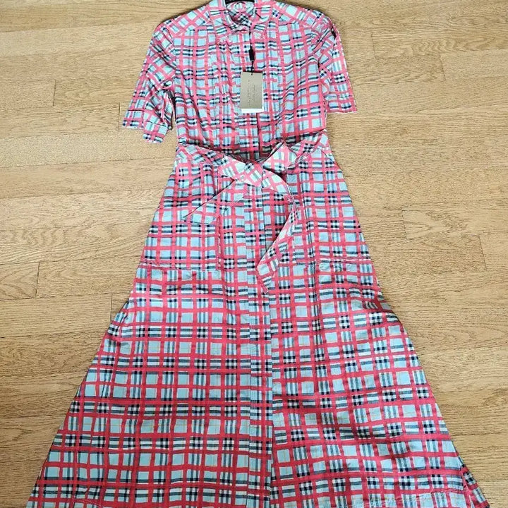 [BUNJANG] Burberry Check Cotton Shirt Dress / (새상품) 버버리 체크 코튼 셔츠원피스