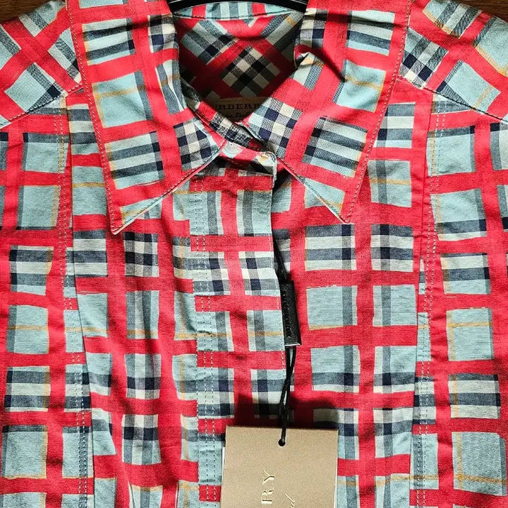 [BUNJANG] Burberry Check Cotton Shirt Dress / (새상품) 버버리 체크 코튼 셔츠원피스