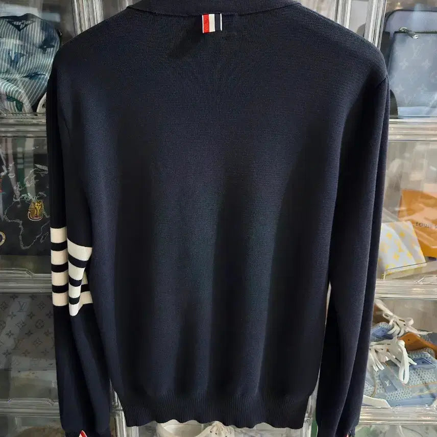 [BUNJANG] Thom Browne Milano Stitch Gold Button Cardigan Navy / [정품/새상품급/2사이즈] 톰브라운 밀라노스티치 금장 가디건 네이비