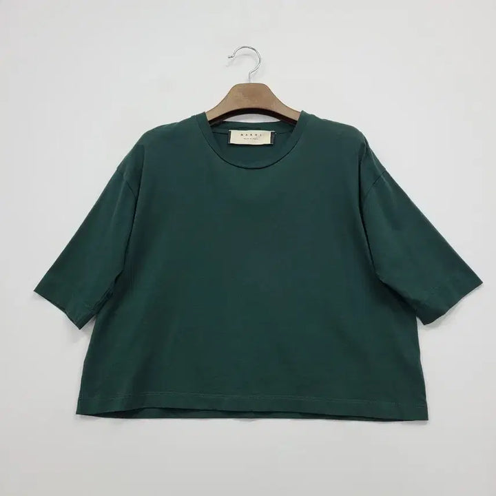 [BUNJANG] Marni Dark Green Short Sleeve T-Shirt Size 36 / 마르니 다크 그린 반팔 티셔츠/36/앨리스/308