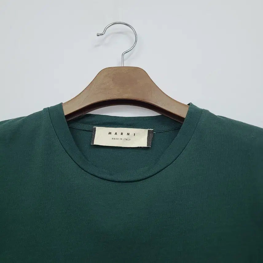 [BUNJANG] Marni Dark Green Short Sleeve T-Shirt Size 36 / 마르니 다크 그린 반팔 티셔츠/36/앨리스/308